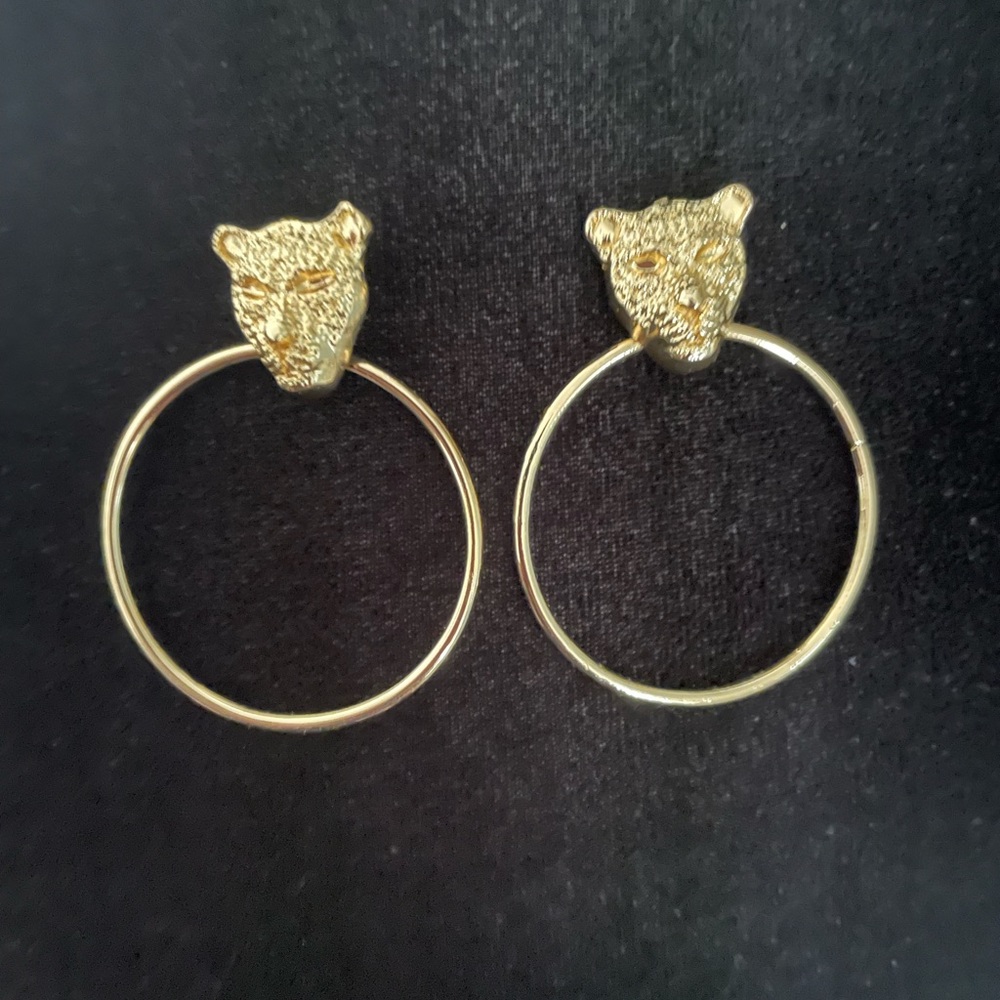 BNWT dangle hoop earrings